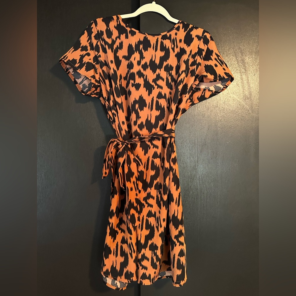 Ladies leopard print dress